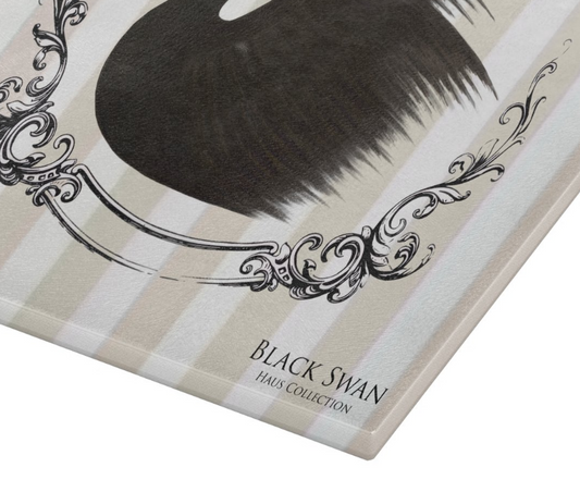 Striped Glass Cutting Board (11"x8")