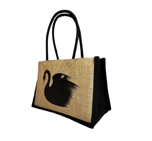 Petite Black Swan Signature Tote bag