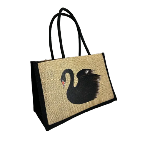 Petite Black Swan Signature Tote bag