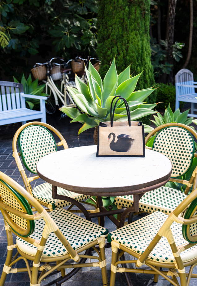 Petite Black Swan Signature Tote bag