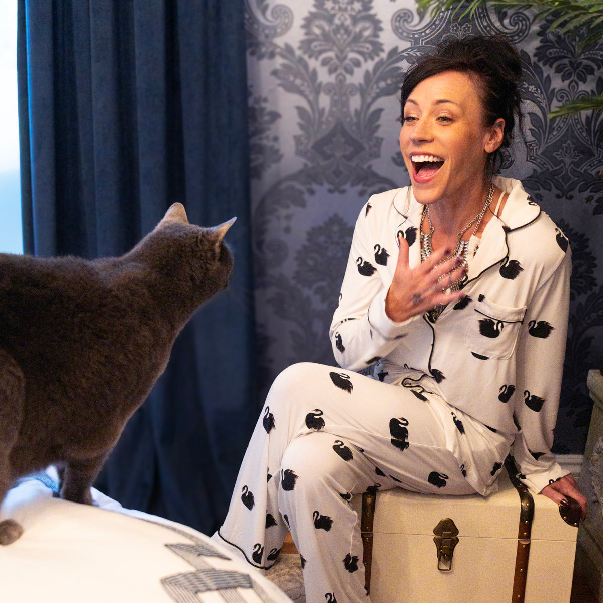 Black Swan Bamboo Pajamas